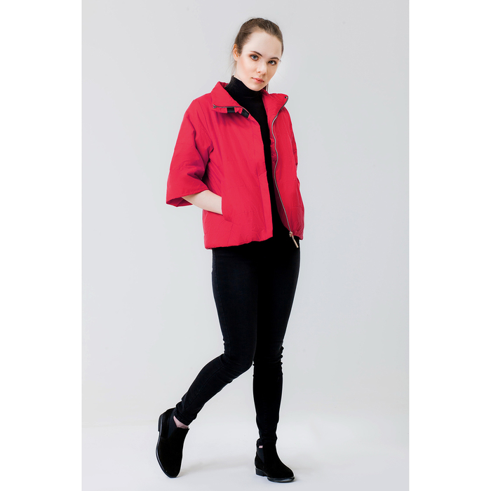 Куртка женская, рост 168 см, размер 44, цвет красный (арт. 63)