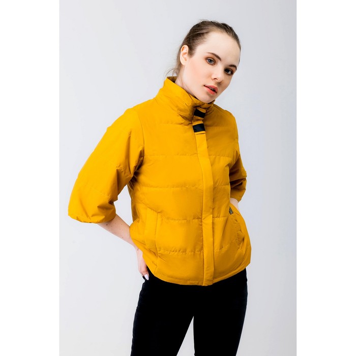 Куртка женская, рост 168 см, размер 44, цвет горчица (арт. 63)