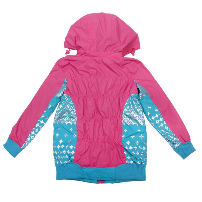 Плащ для девочек, рост 116-122 см, возраст 6 лет, цвет розовый