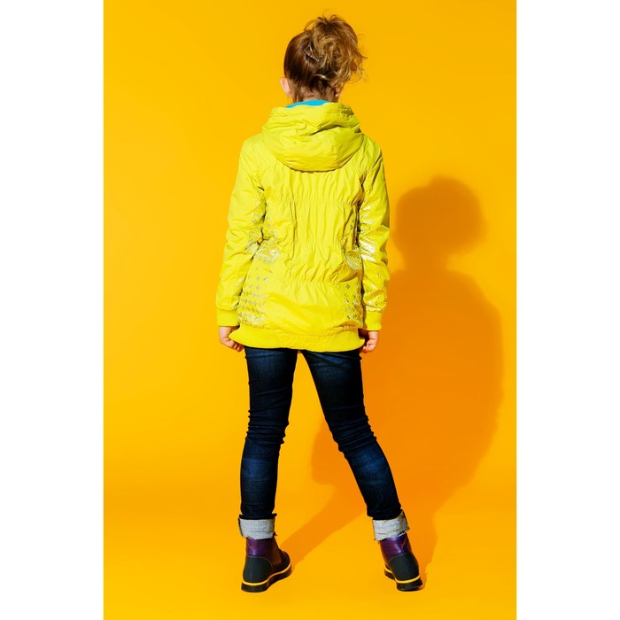 Плащ для девочек, рост 128-134 см, возраст 8 лет, цвет яблочный (зелёный)