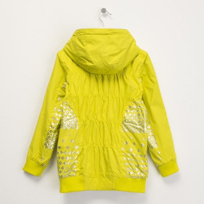 Плащ для девочек, рост 128-134 см, возраст 8 лет, цвет яблочный (зелёный)