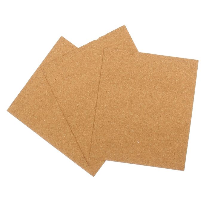 Набор пробковых листов для творчества, 3 шт.