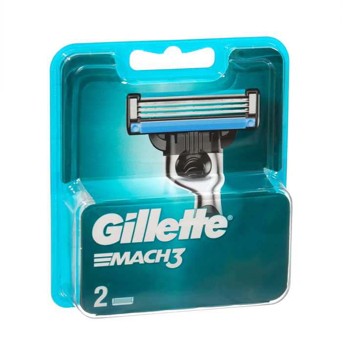 

Сменные кассеты Gillette Mach3, 3 лезвия, 2 шт