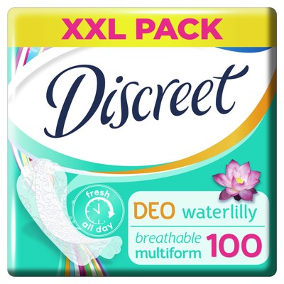 Ежедневные прокладки Discreet Deo Water Lily Multiform, 100 шт.
