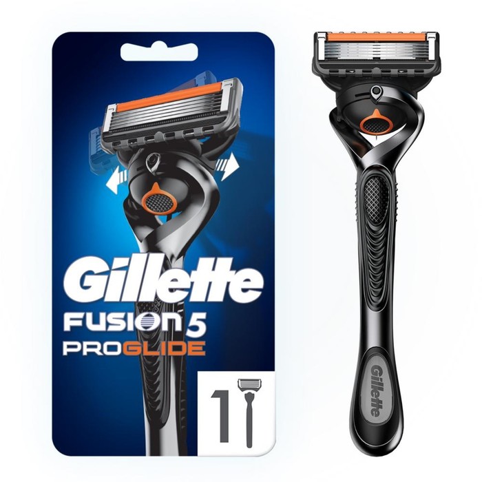 

Бритвенный станок Gillette Fusion Proglide Flexball + 1сменная кассета, 5 лезвий