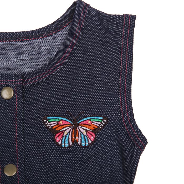 Сарафан"Славянский орнамент", рост 98 см (52), цвет джинс ДПС330438