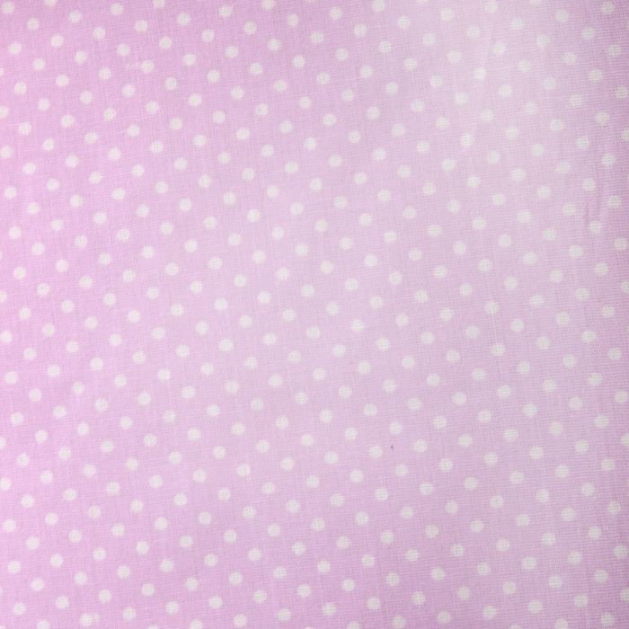 Комплект в кроватку "Горошки" (4 предмета), цвет сиреневый 10403