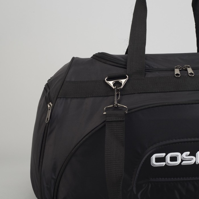 Сумка спортивная на молнии "Космо", 1 отдел, 2 наружных кармана, длинный ремень, МИКС