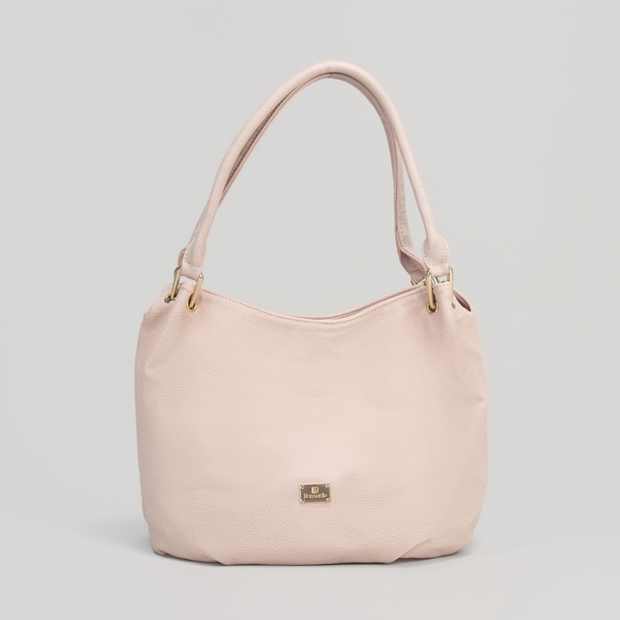 Сумка женская на молнии, 1 отдел, 1 наружный карман, розовая