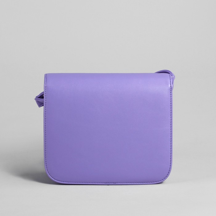 Сумка женская на молнии, 1 отдел, регулируемый ремень, цвет сиреневый