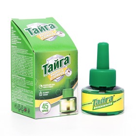 Дополнительный флакон-жидкость от комаров "Тайга", без запаха, 45 ночей, 30 мл 140287