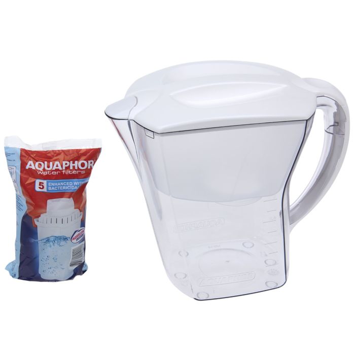 Фильтр-кувшин 3,8 л "Аквафор. Премиум", цвет белый