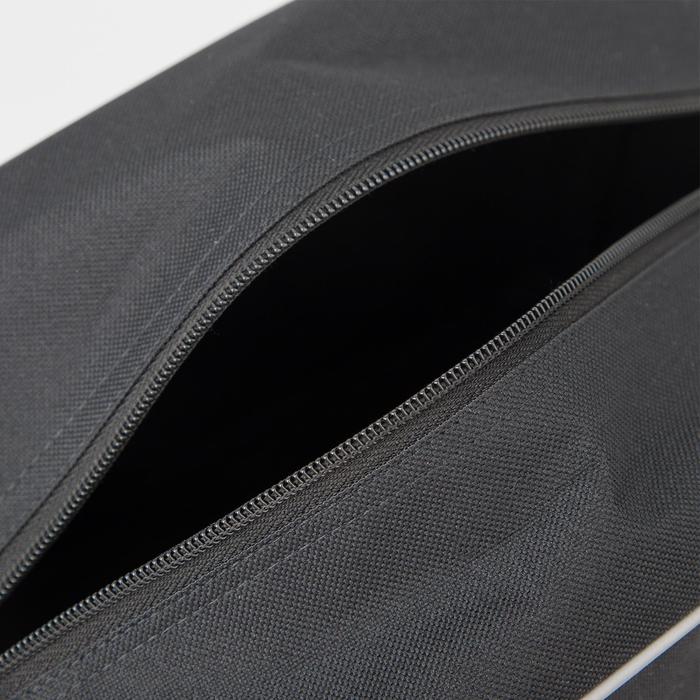 Сумка дорожная на молнии, 1 отдел, наружный карман, цвет чёрный