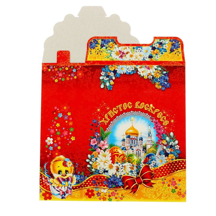 Пакет с клапаном "Пасха" 23х31х10 см