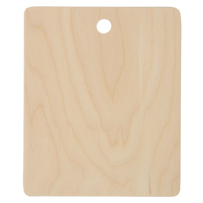 Доска разделочная 17,5х21х0,8 см "Натуральное дерево"