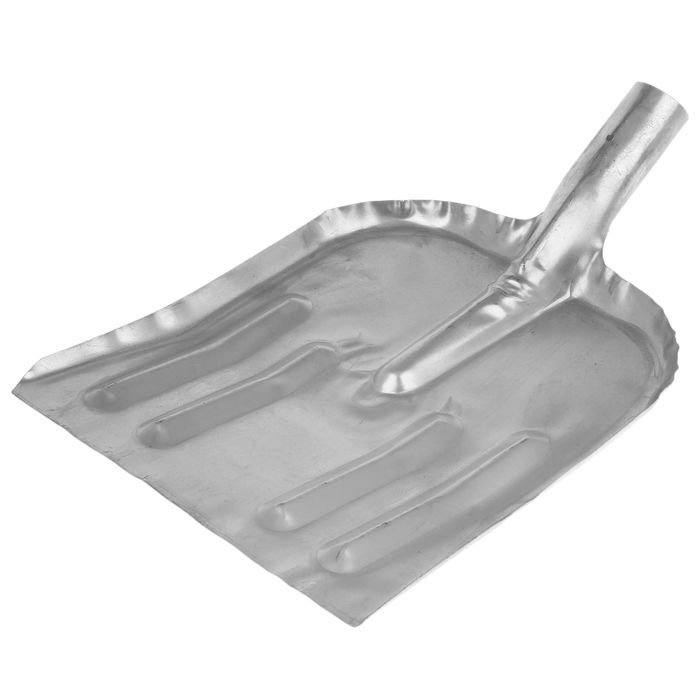 Лопата уборочная оцинкованная "Шахтёрка", толщина 0.8 мм, тулейка 36 мм