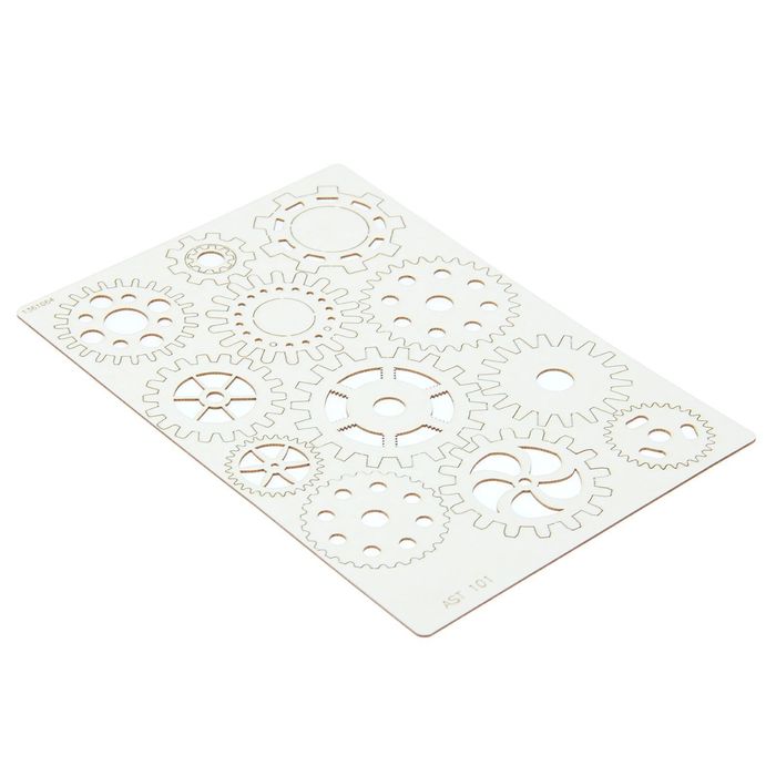 Набор чипбордов из 12 шт. "Шестерёнки", толщ. 0,9 мм