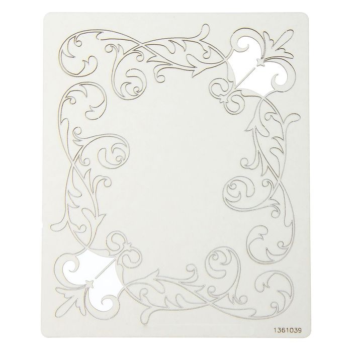 Набор чипбордов из 2 шт. "Уголки растительные", толщ. 0,9-1,15 мм