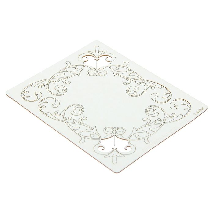 Набор чипбордов из 2 шт. "Уголки растительные", толщ. 0,9-1,15 мм