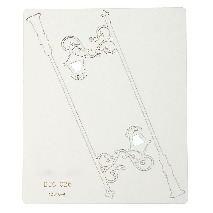 Набор чипбордов из 2 шт. "Фонари", толщ. 0,9-1,1 мм, h=12 см