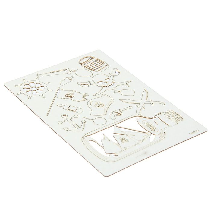 Набор чипбордов "Пираты", толщ. 0,9-1,15 мм