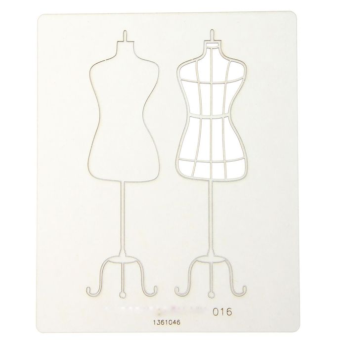 Набор чипбордов из 2 шт. "2 манекена" толщ. 0,9 мм