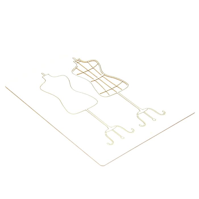 Набор чипбордов из 2 шт. "2 манекена" толщ. 0,9 мм