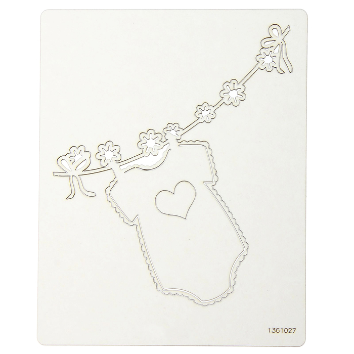 Чипборд "Гирлянда детская с костюмом", толщ. 0,9-1,15 мм