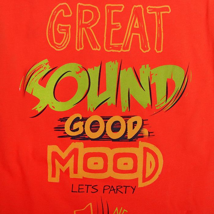 Футболка для мальчика, рост 92 см, цвет оранжевый