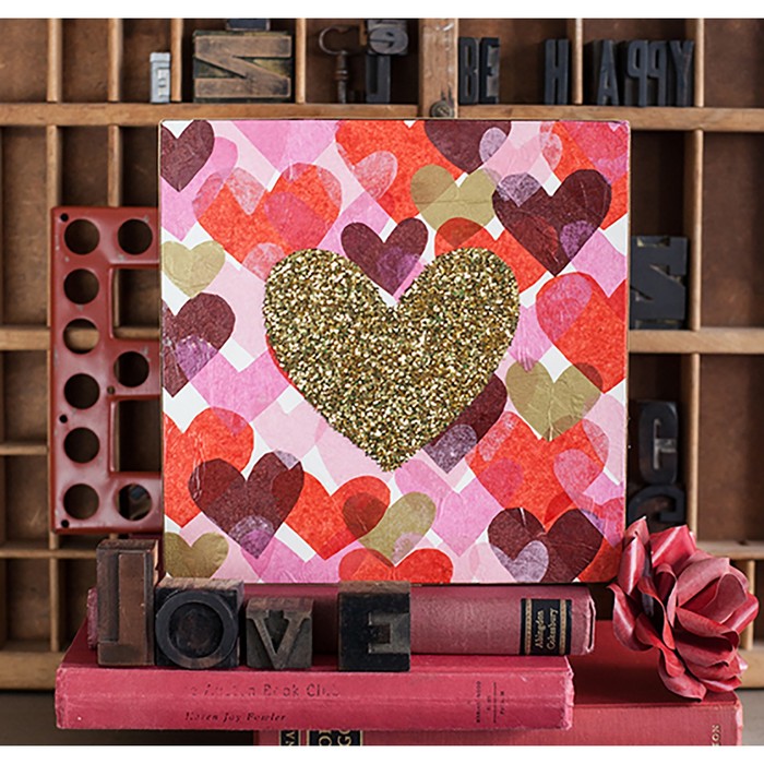 Бумага тишью "Бронза, металл", 50 х 75 см, 24 шт.