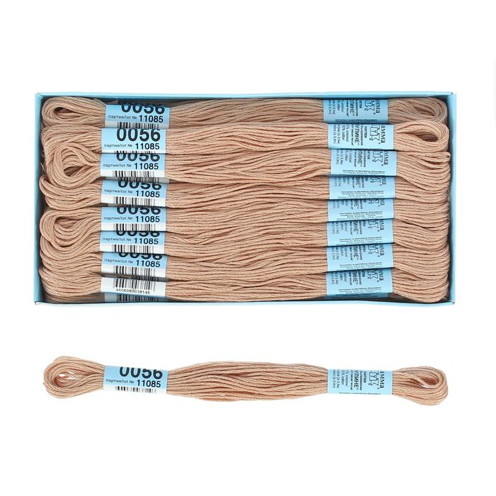 Мулине, №0056, 8±1м, цвет тёмно-бежевый