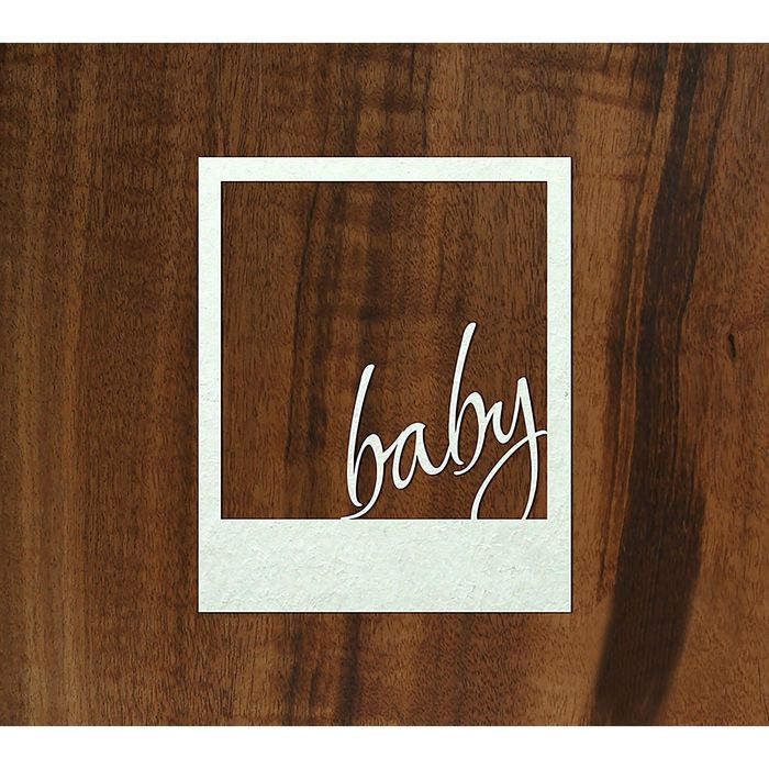 Чипборд-рамка полароид "Малыш", толщ. 0,9-1,15 мм