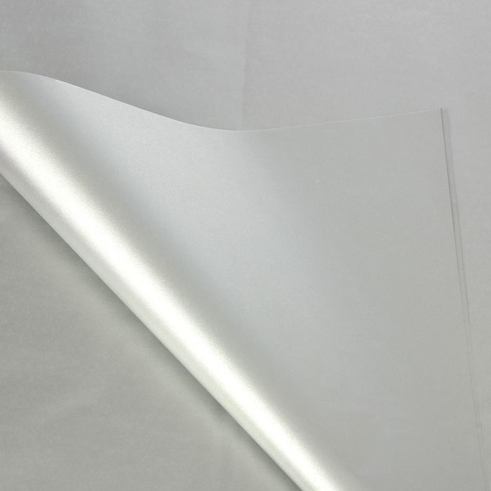 Бумага тишью "Серебристый металл", 50 х 76 см, 24 шт.