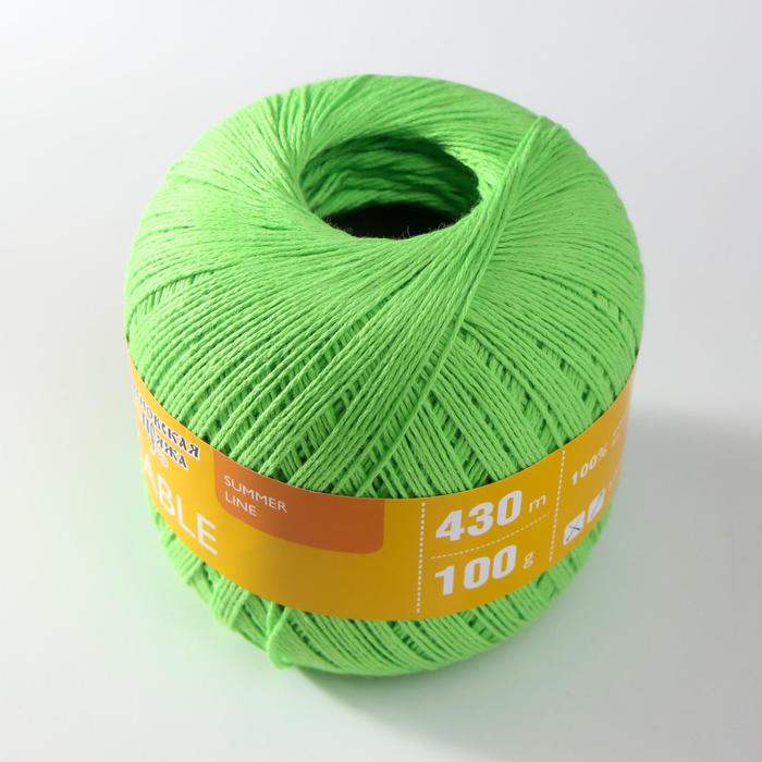 

Пряжа Kable (Кабле) 100% хлопок 430м/100гр лайм_х1 (31578)