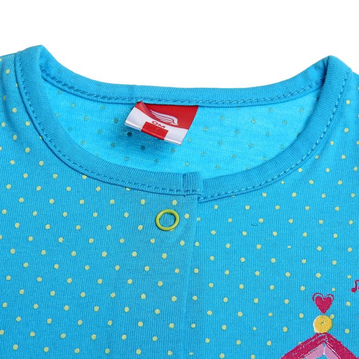 Кофточка ясельная, рост 56 см, цвет бирюзовый