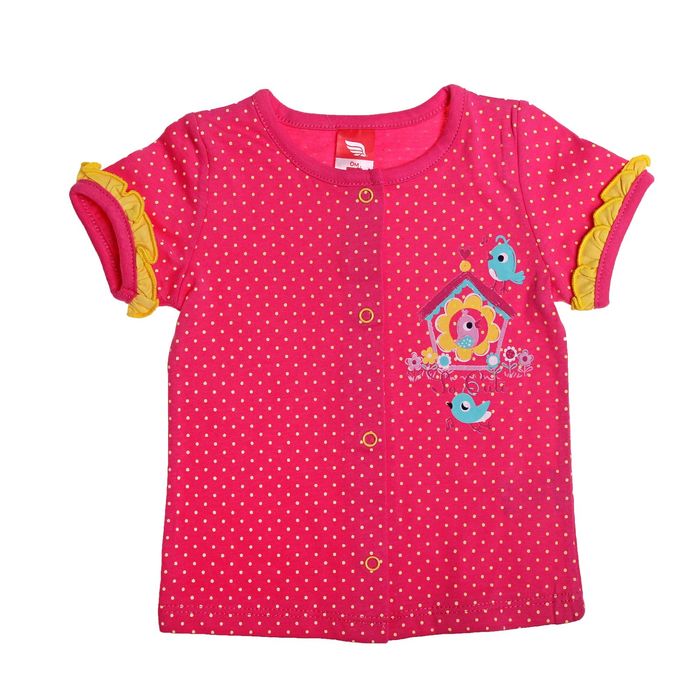 Кофточка ясельная, рост 56 см, цвет розовый