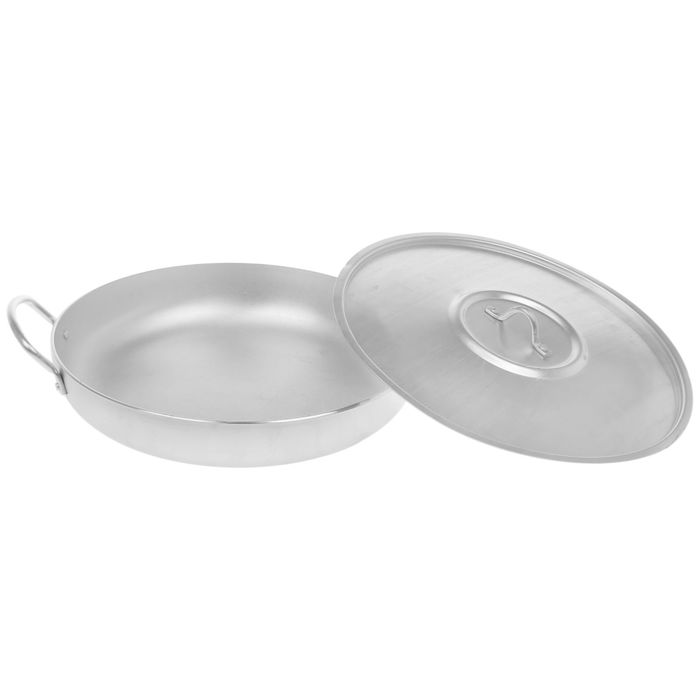 Жаровня 28 см "Матовая", алюминиевая крышка