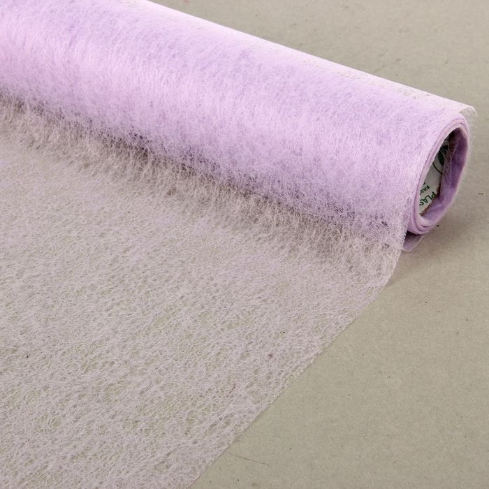 Флизелин однотонный, сиреневый, 50 см х10 м