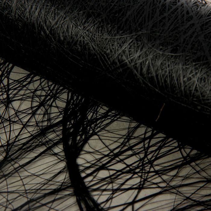 Сизофибер матовый, черный, 50 см х 5 м