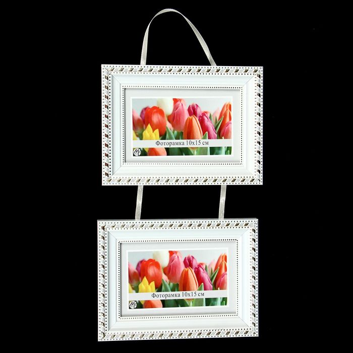 Фоторамка 2 в 1 "Кардинал", 10х15 см на тесьме