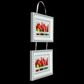 

Фоторамка 291-1105 (10х15 см)*2 двойная на тесьме