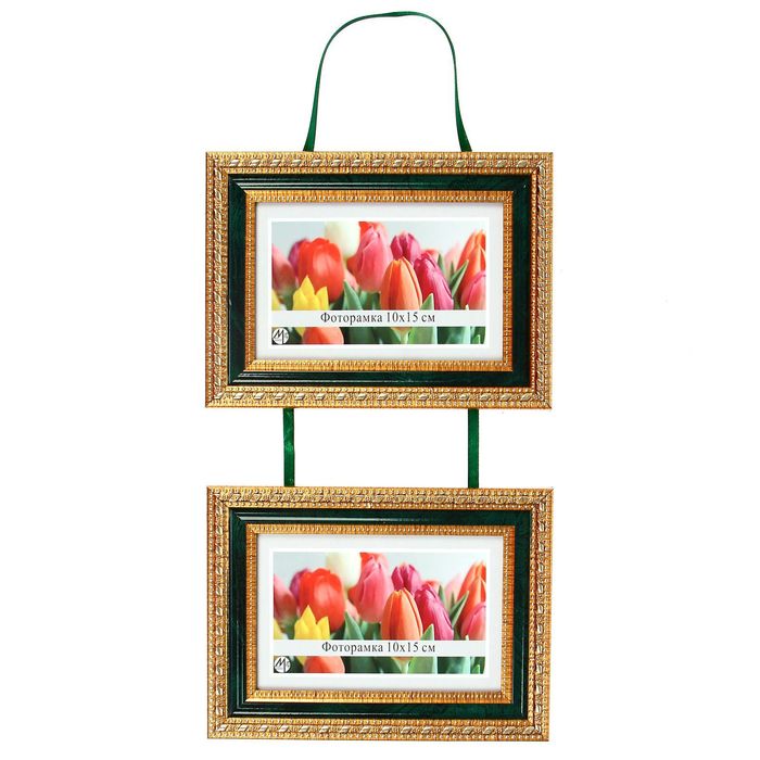 Фоторамка 10х15 см "Пара" на тесьме, МИКС