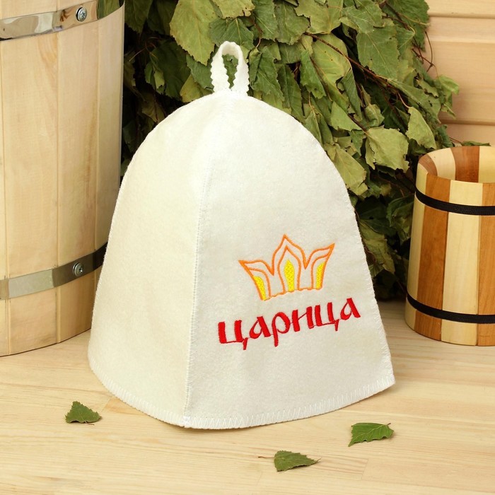 фото Шапка для бани "царица" добропаровъ