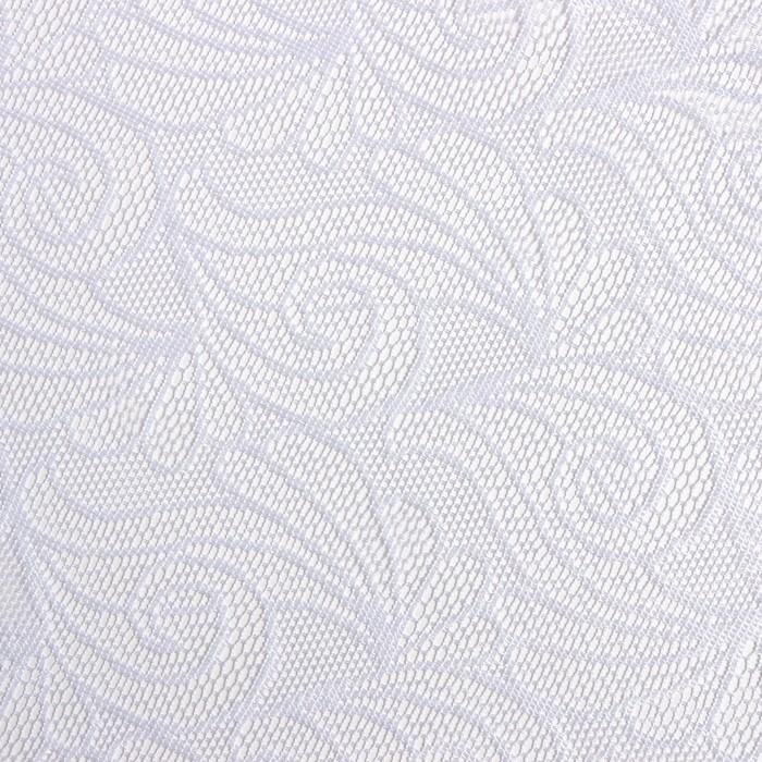 Штора, ширина 300 см, высота 280 см, с шторной лентой, цвет белый