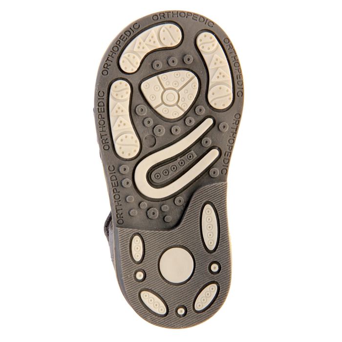 Туфли открытые малодетские Зебра, арт. 10598-1 (серый) (р. 21)