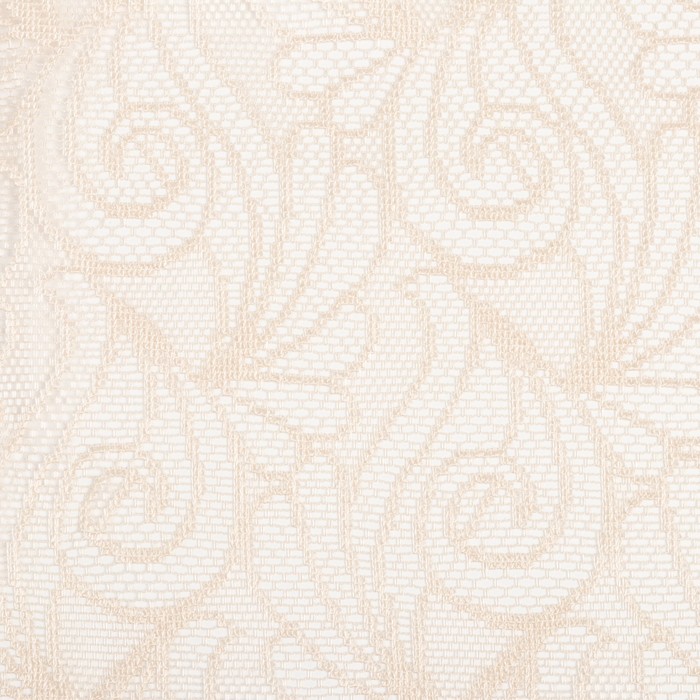 Штора, ширина 300 см, высота 280 см, с шторной лентой, цвет кофе с молоком