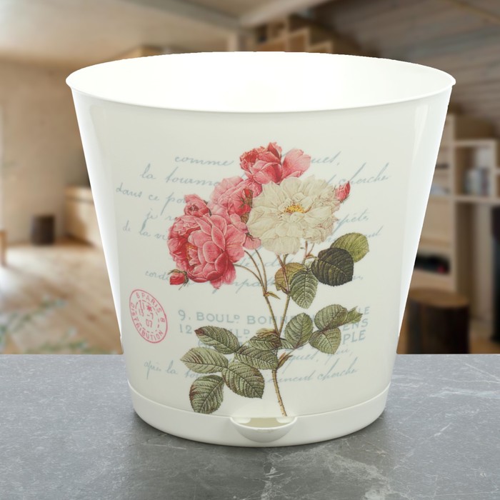 Горшок для цветов 3,6 л "Крит. Прованс", d=20 см, с системой прикорневого полива