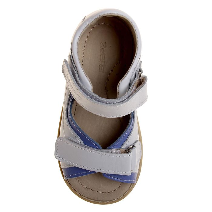 Туфли открытые малодетские Зебра, арт. 10595-2 (белый) (р. 20)