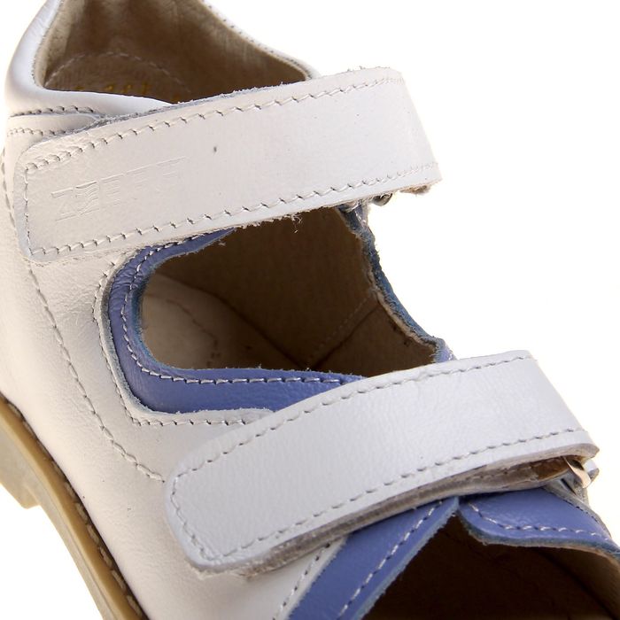 Туфли открытые малодетские Зебра, арт. 10595-2 (белый) (р. 20)