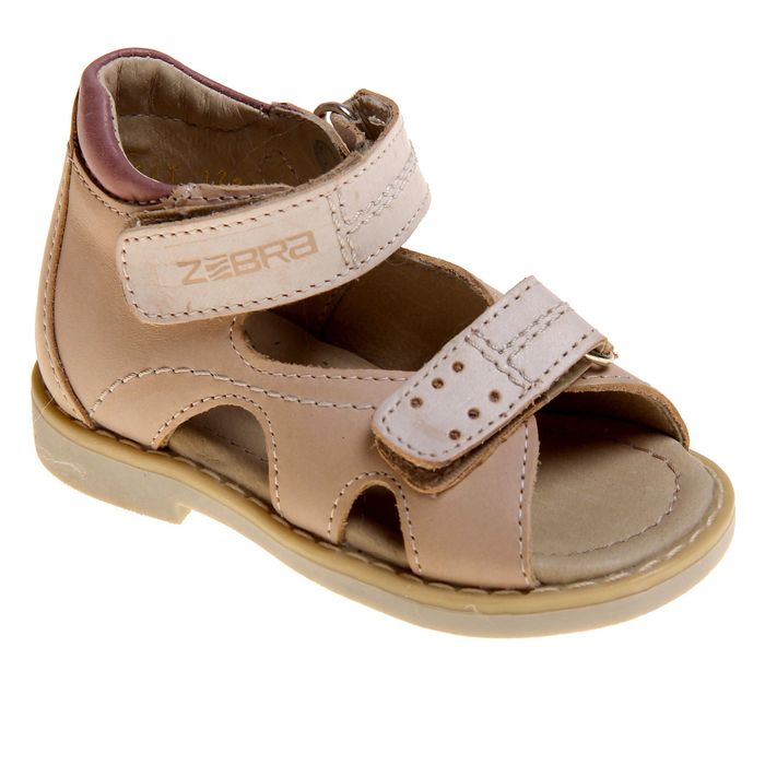 Туфли открытые малодетские Зебра арт. 10475-8 (бежевый) (р. 20)